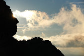 Chartreuse : Tete dans la falaise du Rocher du Midi
