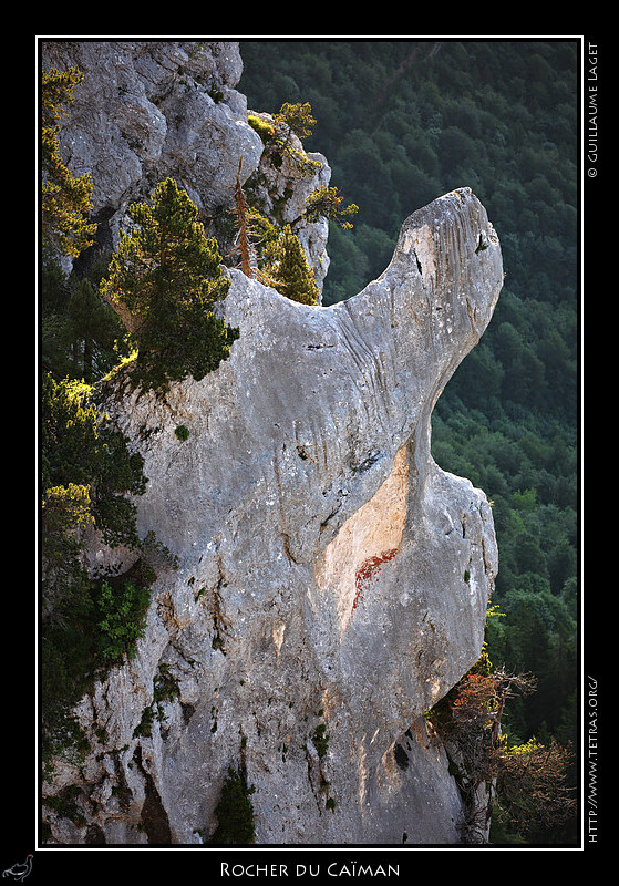 Rcits de randonnes : Le rocher du Caman, au dessus du couloir du Fourneau