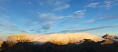 Gapencais : Les cretes du Devoluy couvertes de nuages