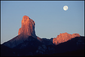 Lune et Mont Aiguille, Vercors