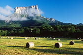 Meules devant le Mont Aiguille, Vercors