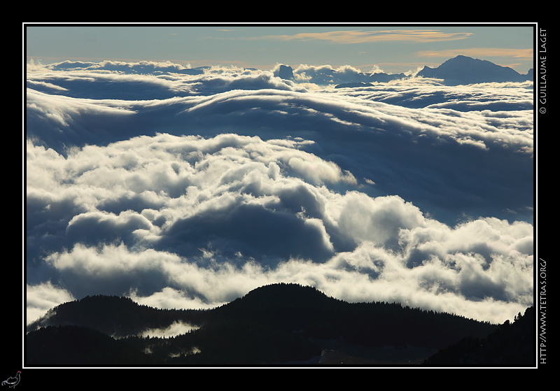 Photo : Mer de nuages depuis Belledonne 
