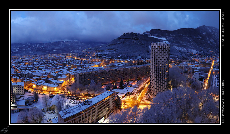 Photo : Grenoble sous la neige 
