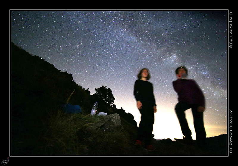Photo : En descendant du Mont Aigoual, voie lactée dans le ciel cévenol 
