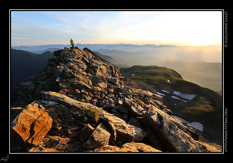 Photo : Sur la crte du Petit Taillefer 
