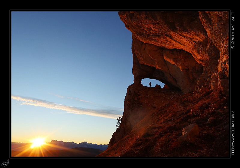 Photo : Vercors, l'arche de l'Oeil du Chat 
