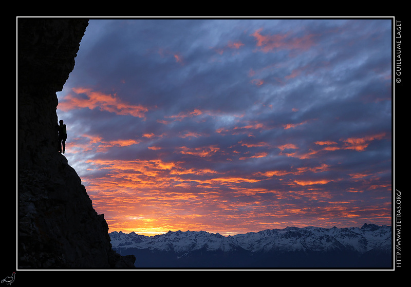 Photo : Vire et lever de soleil 
