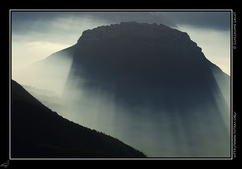 Photo : Ar�tes du N�ron, vu de Chamechaude 
