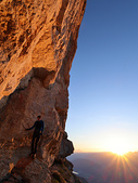 Vire de la face Est, Dent de Crolles
