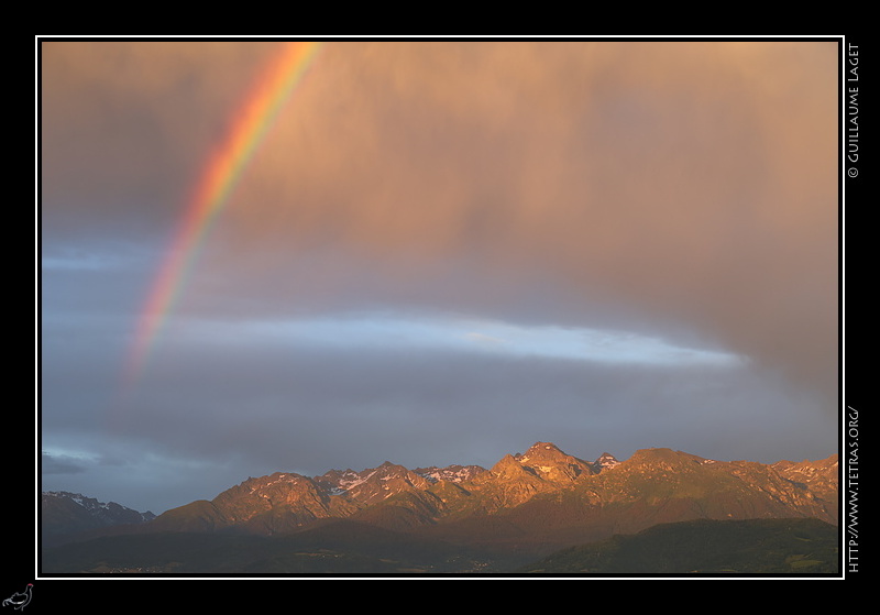 Photo : Arc-en-ciel sur Belledonne